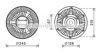 AVA QUALITY COOLING VLC065 Clutch, radiator fan